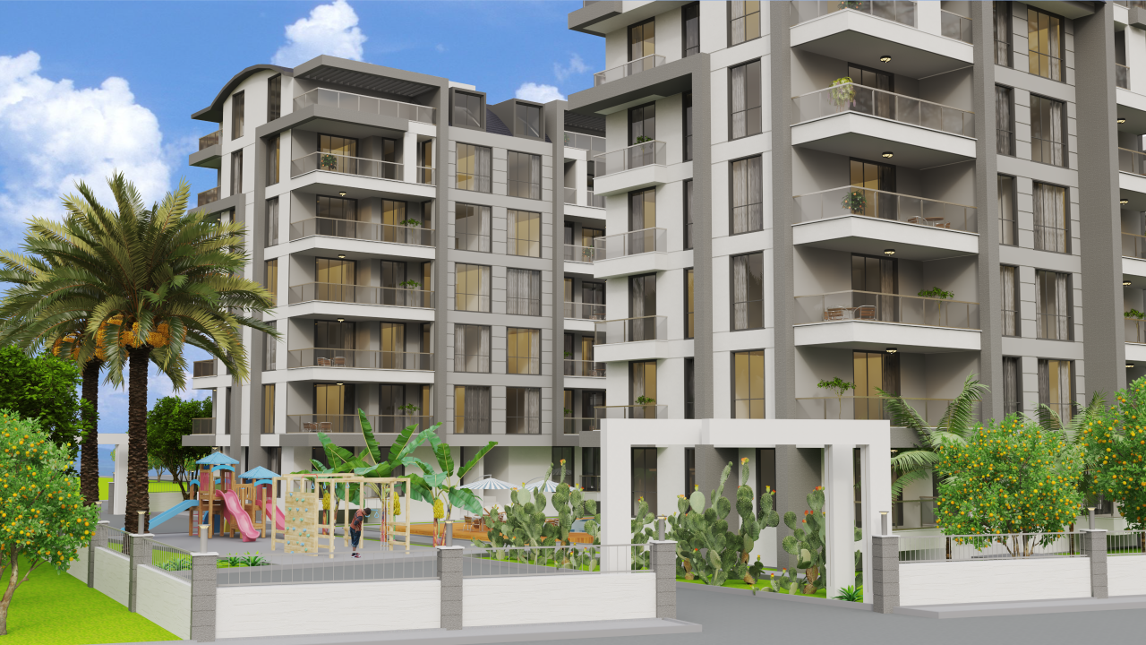 Апартаменты в Газипаше, Турция, 70 м2 фото 2