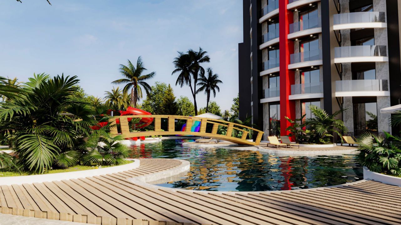 Апартаменты в Газипаше, Турция, 60 м2 фото 3