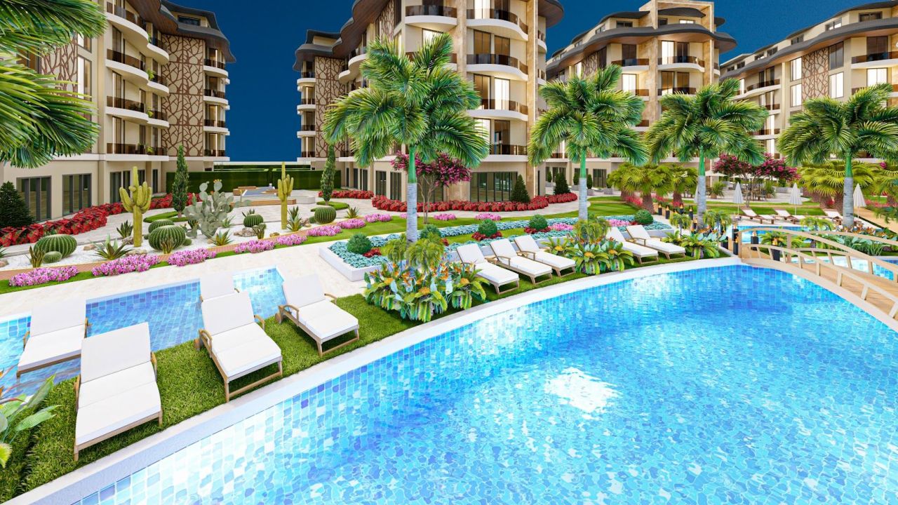 Апартаменты в Алании, Турция, 51 м2 фото 2