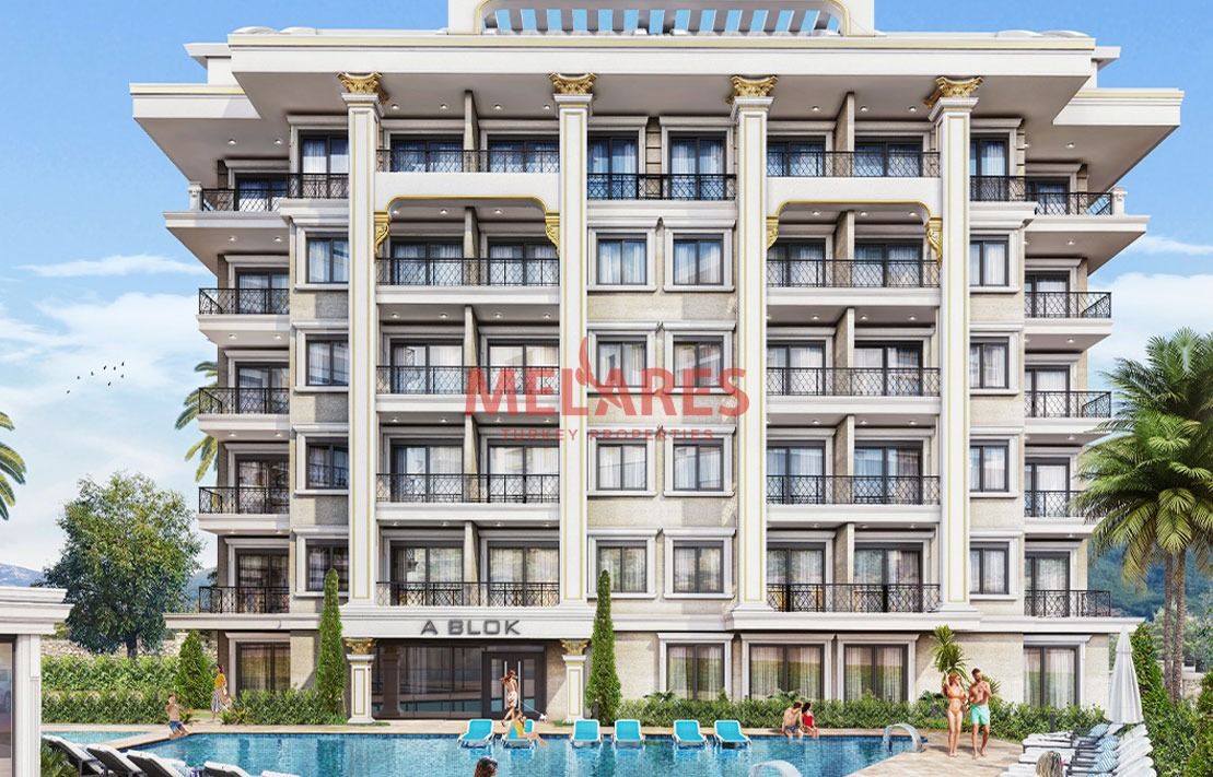 Апартаменты в Алании, Турция, 50 м2 фото 2