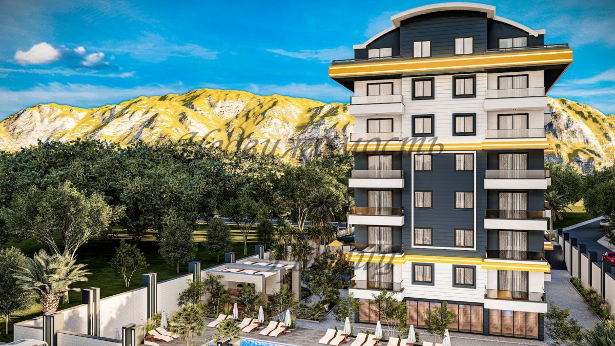 Апартаменты в Алании, Турция, 50 м2 фото 2