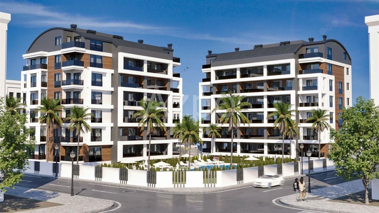 Апартаменты в Анталии, Турция, 55 м2 фото 2