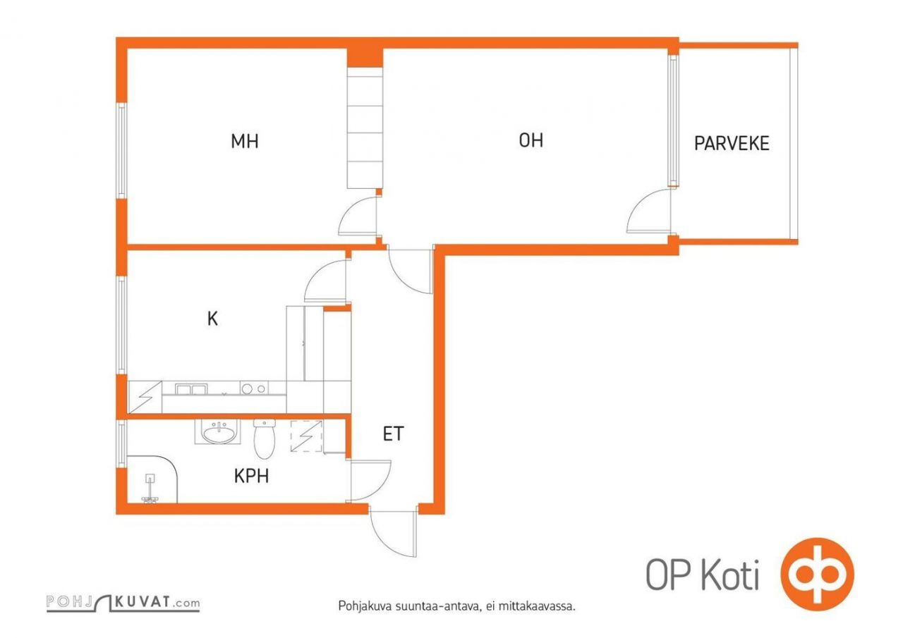 Квартира в Савонлинне, Финляндия, 62 м2 фото 2