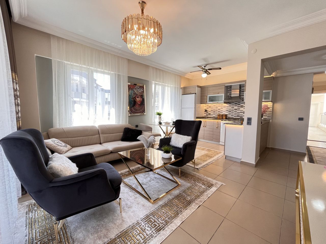 Квартира в Алании, Турция, 110 м2 фото 2