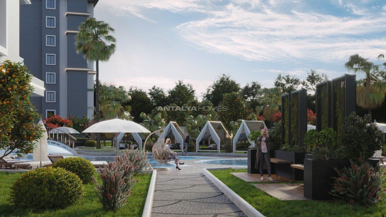 Апартаменты в Алании, Турция, 40 м2 фото 2