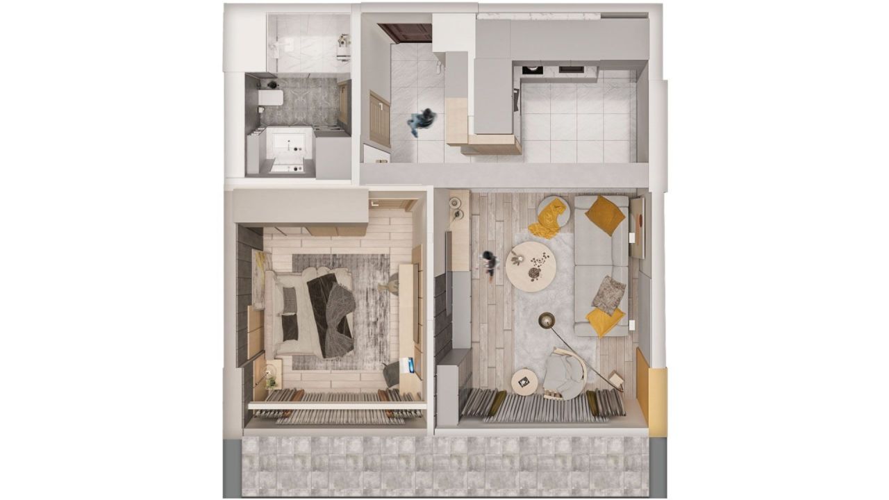 Квартира в Стамбуле, Турция, 72 м2 фото 4