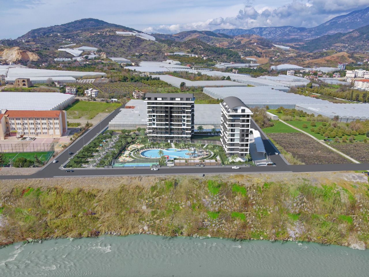 Апартаменты в Алании, Турция, 46 м2 фото 2