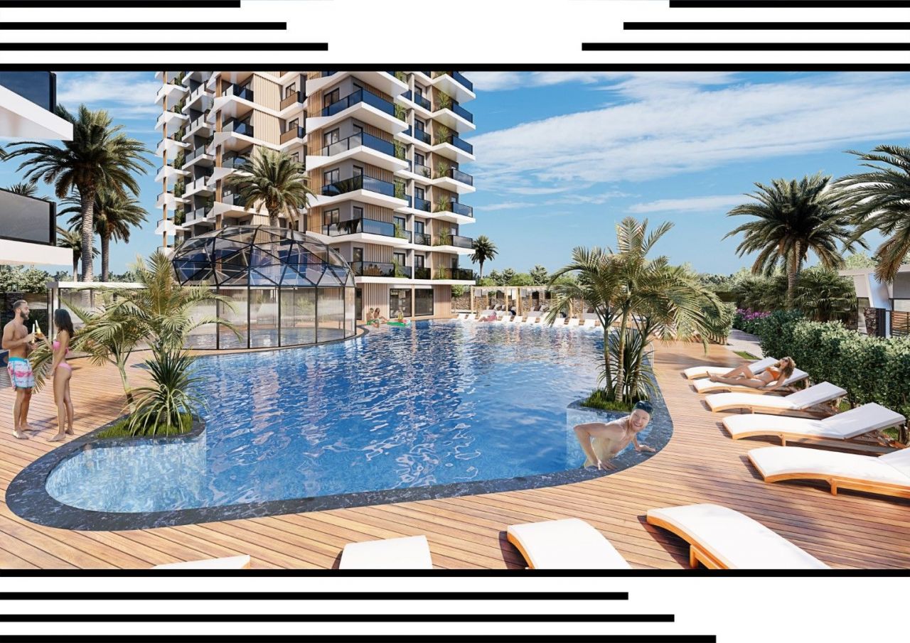 Квартира в Алании, Турция, 50 м2 фото 2