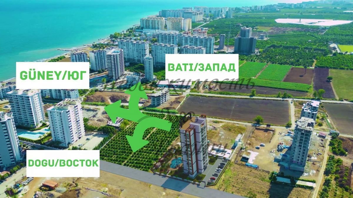 Апартаменты в Мерсине, Турция, 32 м2 фото 3