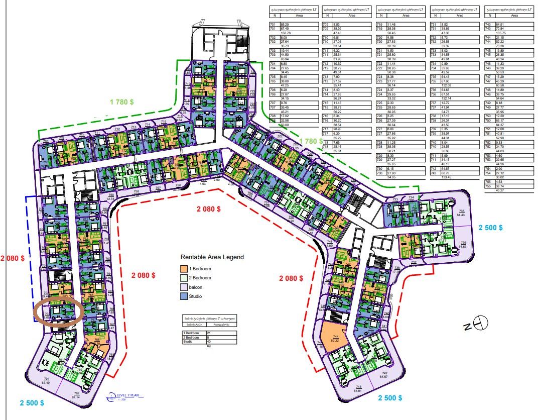 Квартира в Батуми, Грузия, 36 м2 фото 4