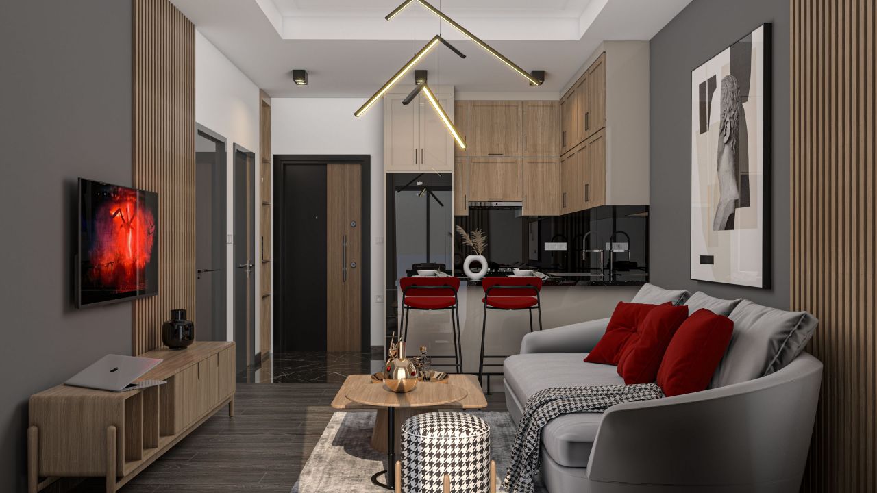 Апартаменты в Алании, Турция, 52 м2 фото 2