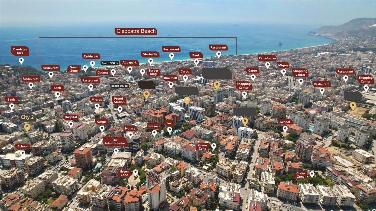 Квартира в Алании, Турция, 61 м2 фото 2