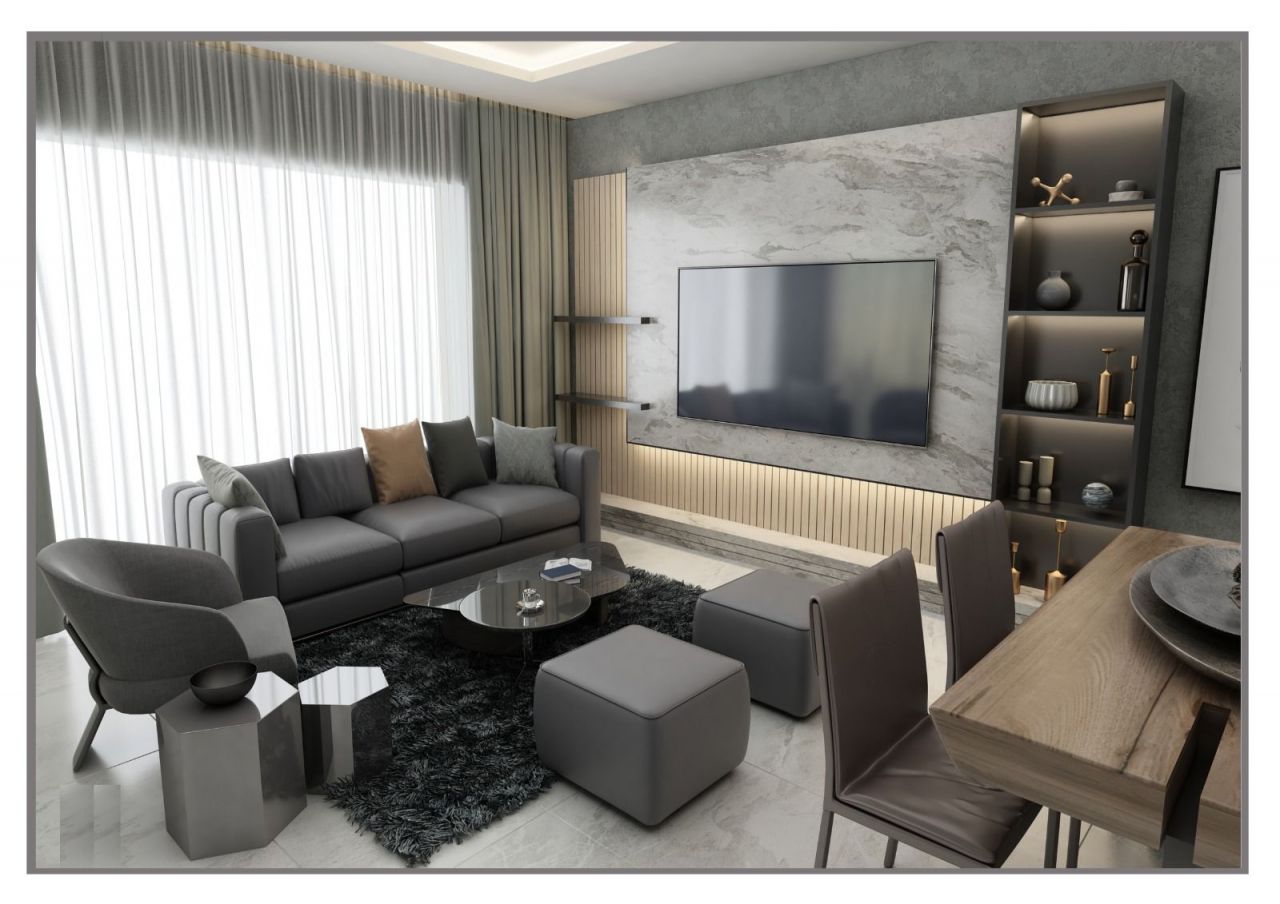 Квартира в Алании, Турция, 61 м2 фото 3
