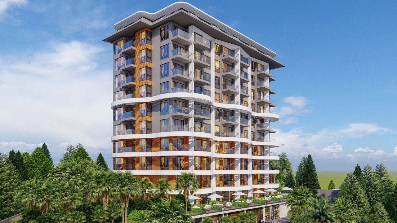 Апартаменты в Алании, Турция, 55 м2 фото 2