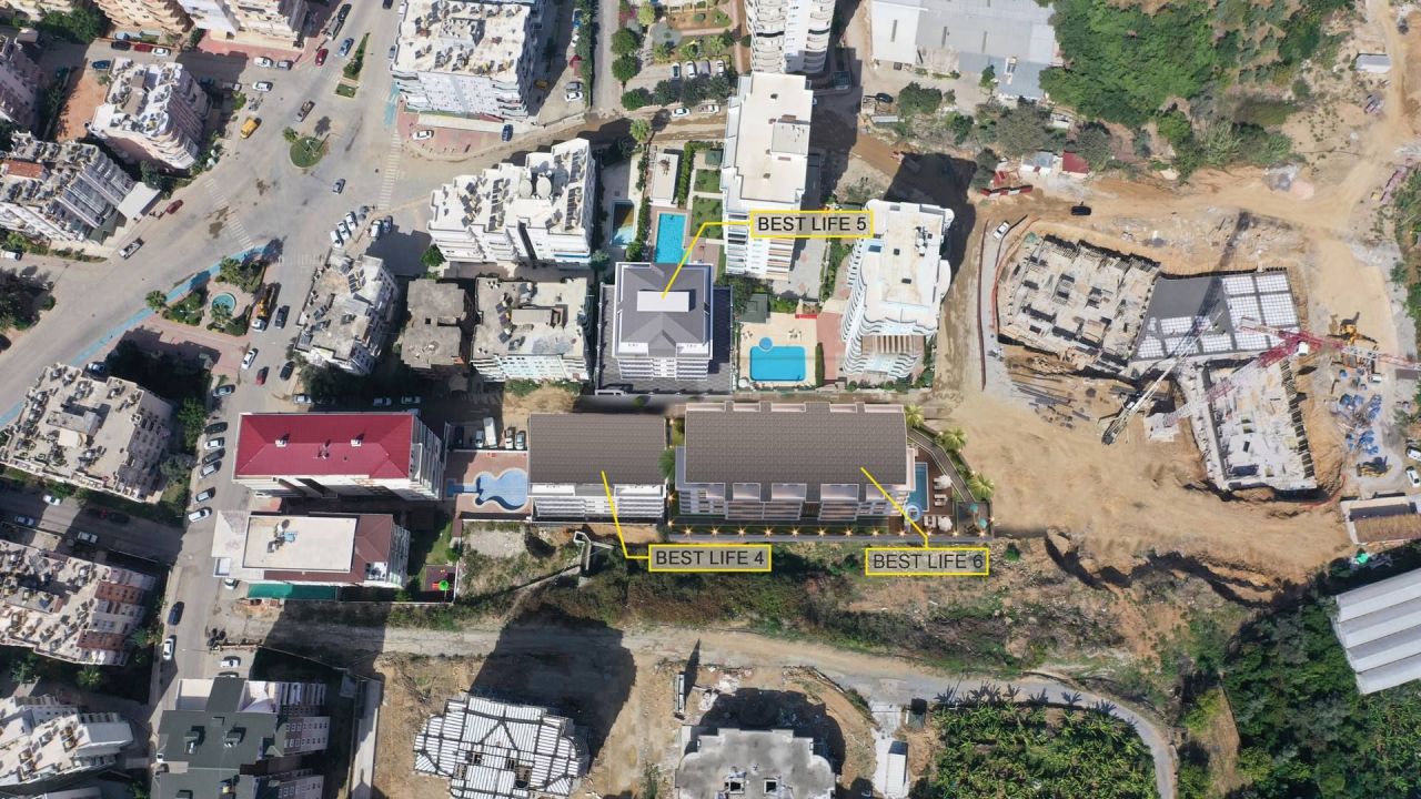 Апартаменты в Алании, Турция, 52 м2 фото 2