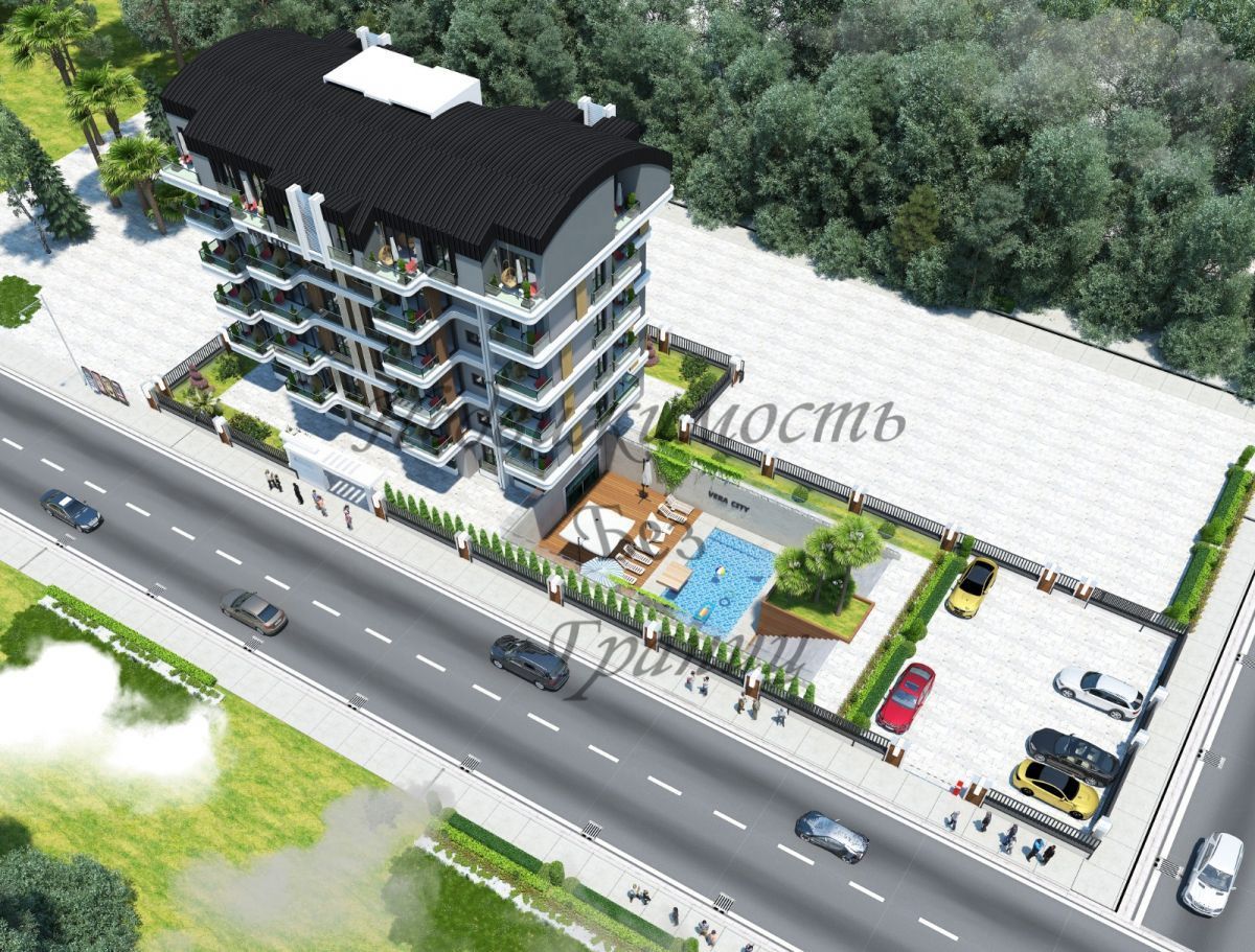 Апартаменты в Алании, Турция, 43 м2 фото 2