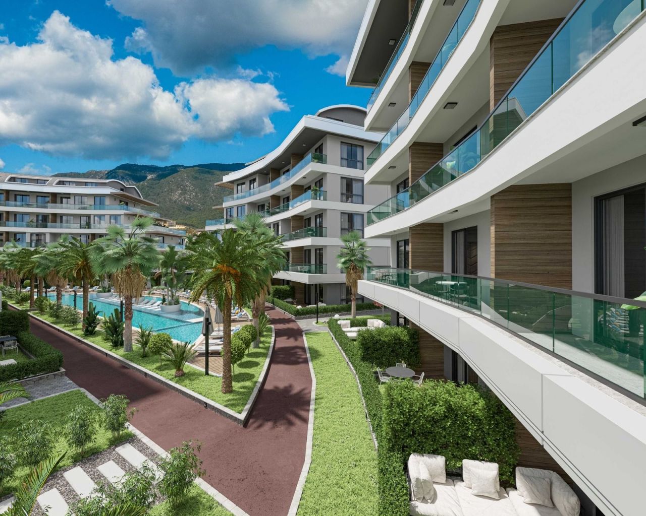 Квартира в Алании, Турция, 52 м2 фото 2
