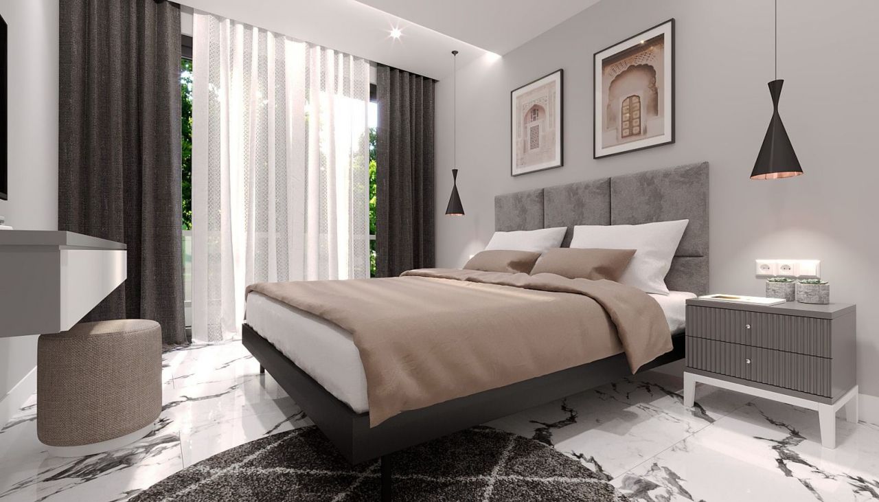 Квартира в Алании, Турция, 55 м2 фото 4