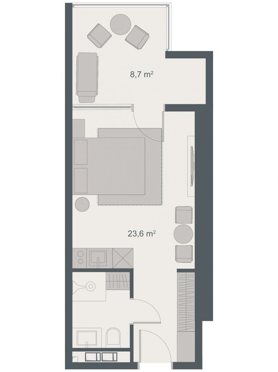 Апартаменты в Батуми, Грузия, 32.3 м2 фото 5
