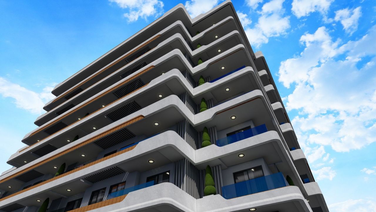 Апартаменты в Газипаше, Турция, 51 м2 фото 5