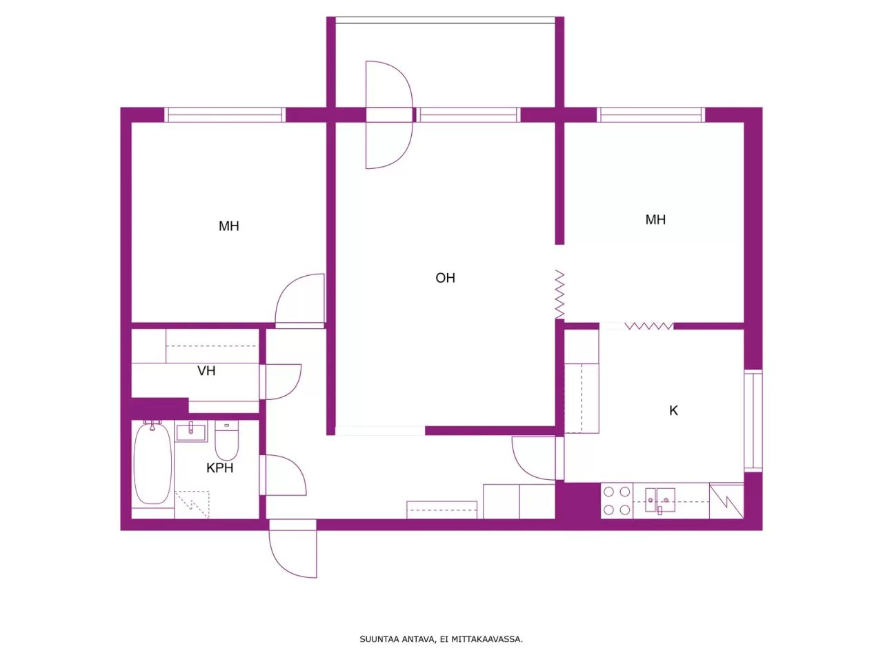 Квартира в Миккели, Финляндия, 71.5 м2 фото 3