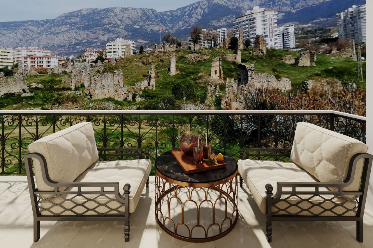 Апартаменты в Алании, Турция, 50 м2 фото 2