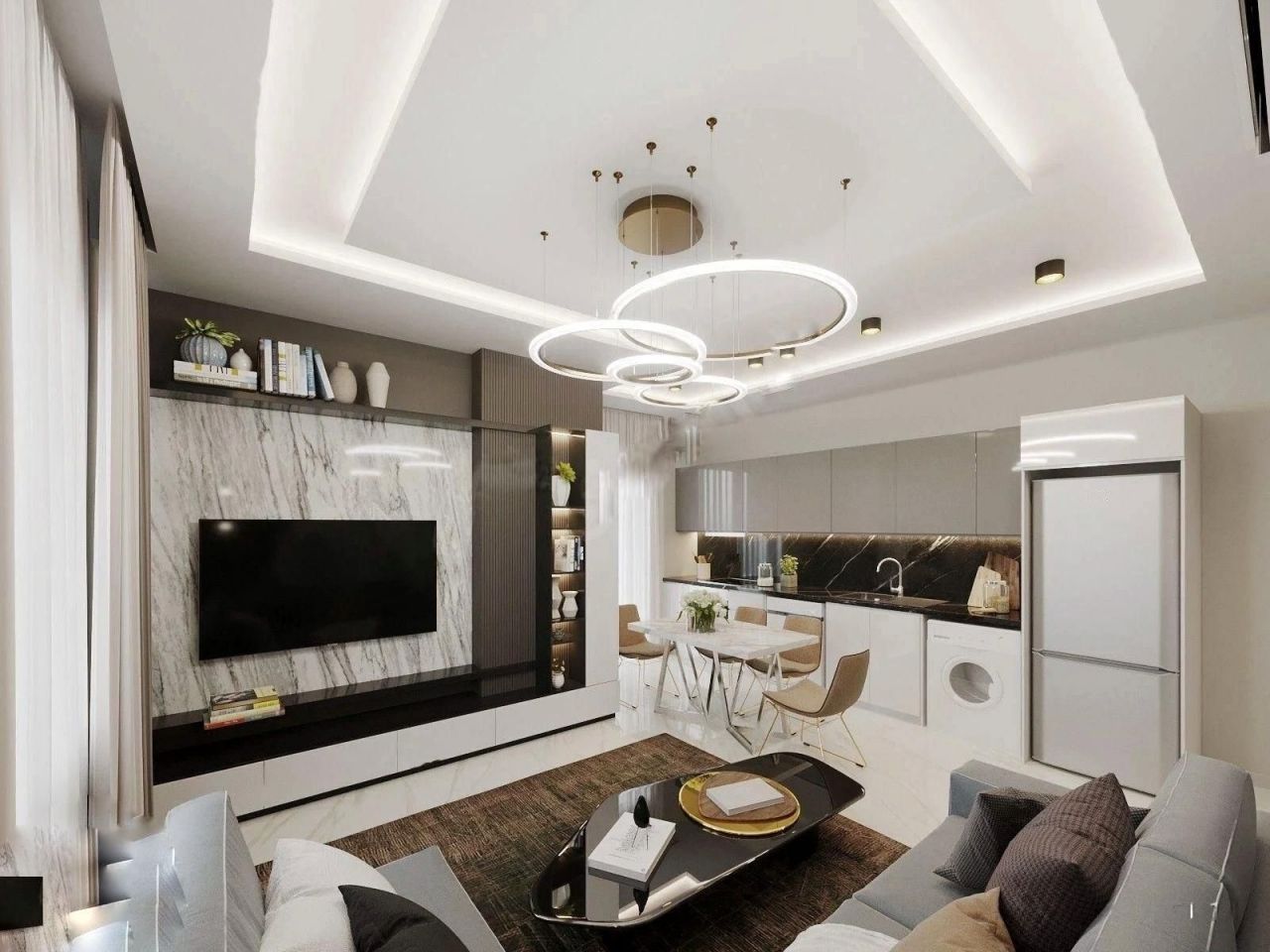 Квартира в Алании, Турция, 43 м2 фото 2