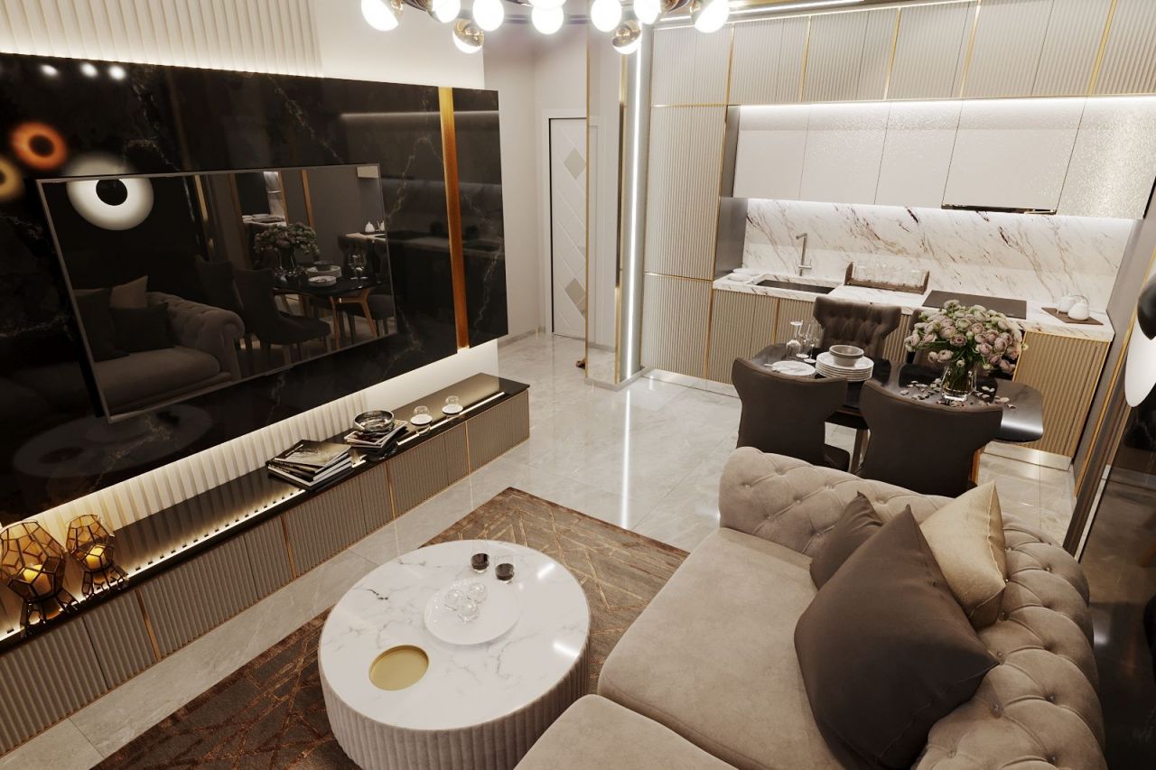 Апартаменты в Алании, Турция, 50 м2 фото 3