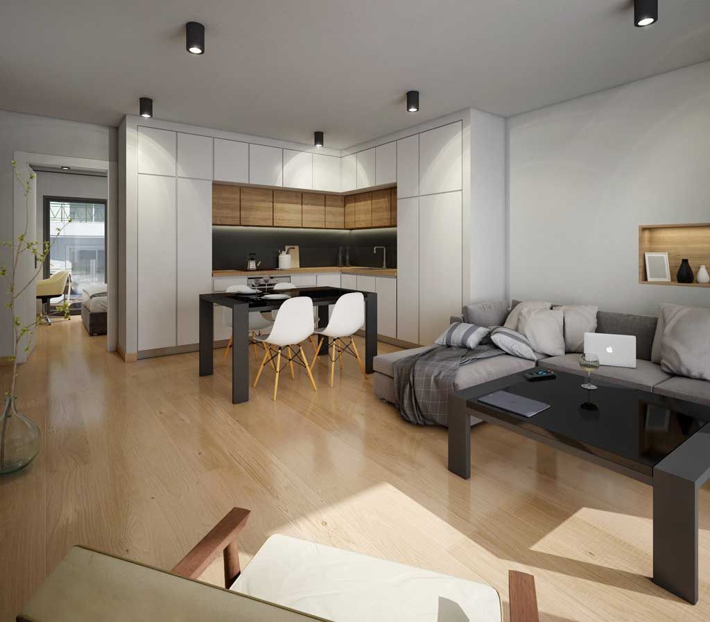 Апартаменты в Афинах, Греция, 63 м2 фото 2