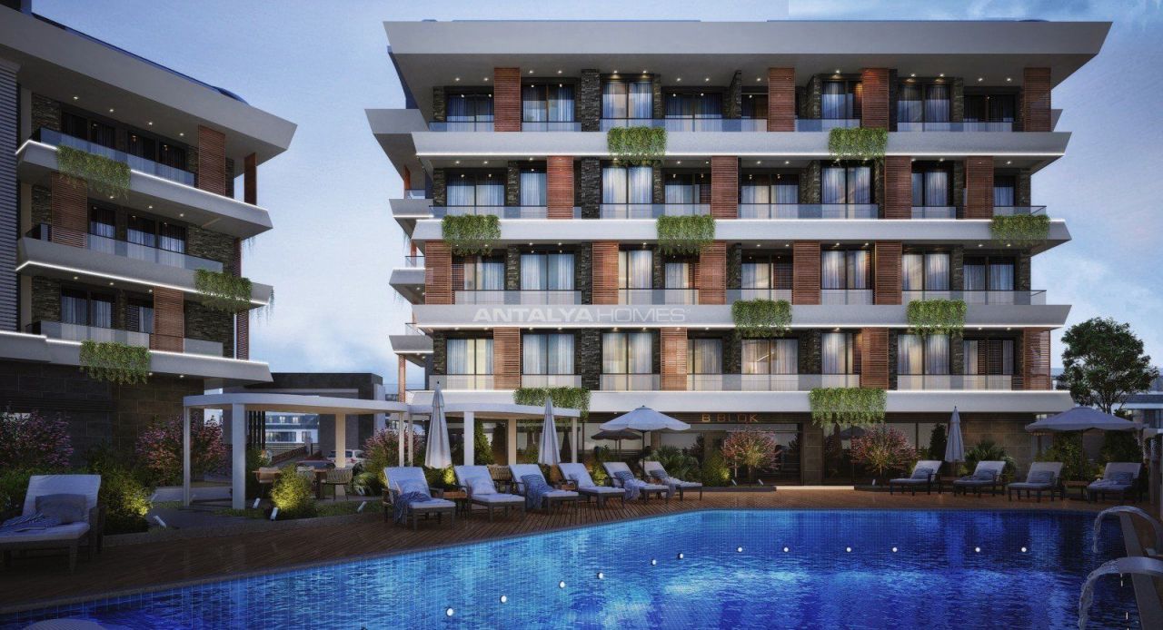 Апартаменты в Алании, Турция, 45 м2 фото 2
