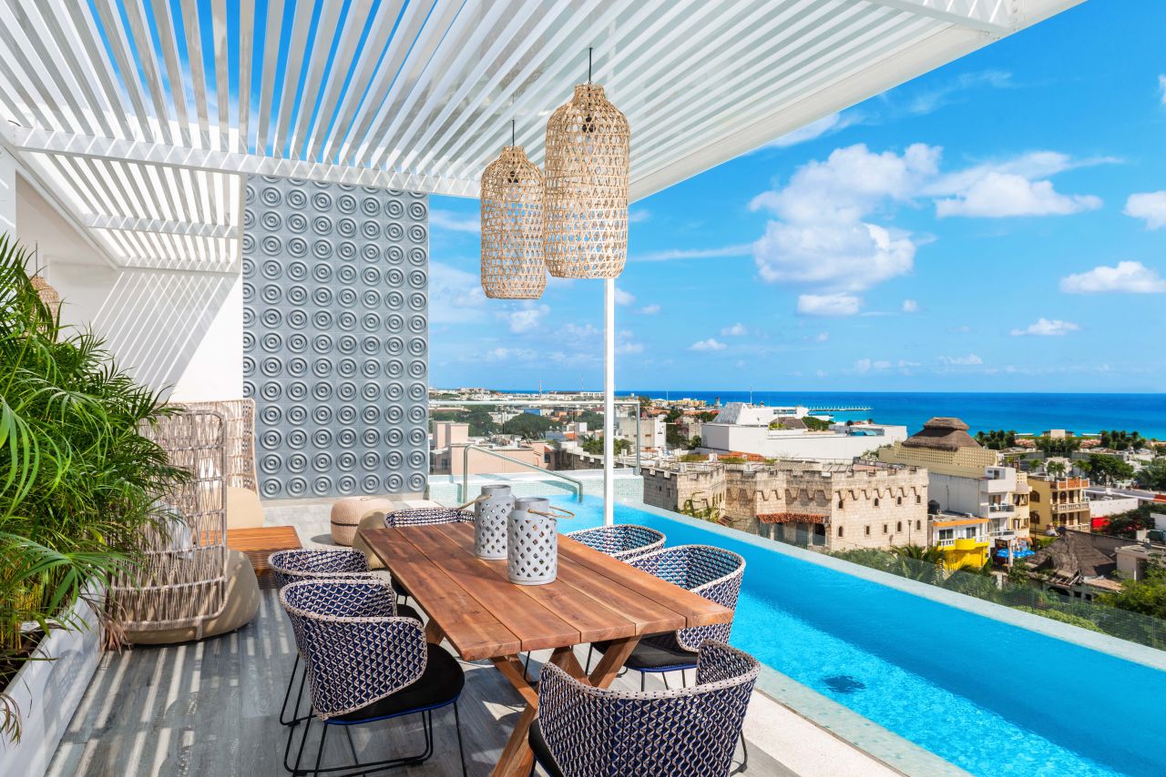 Апартаменты Ривьера Майя, Плайя дель Кармен, Мексика, 78 м2 фото 1