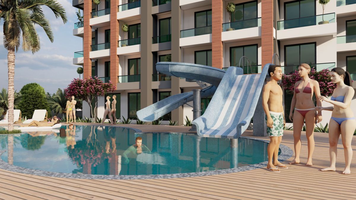 Квартира Tece Mah., Турция, 47 м2 фото 2