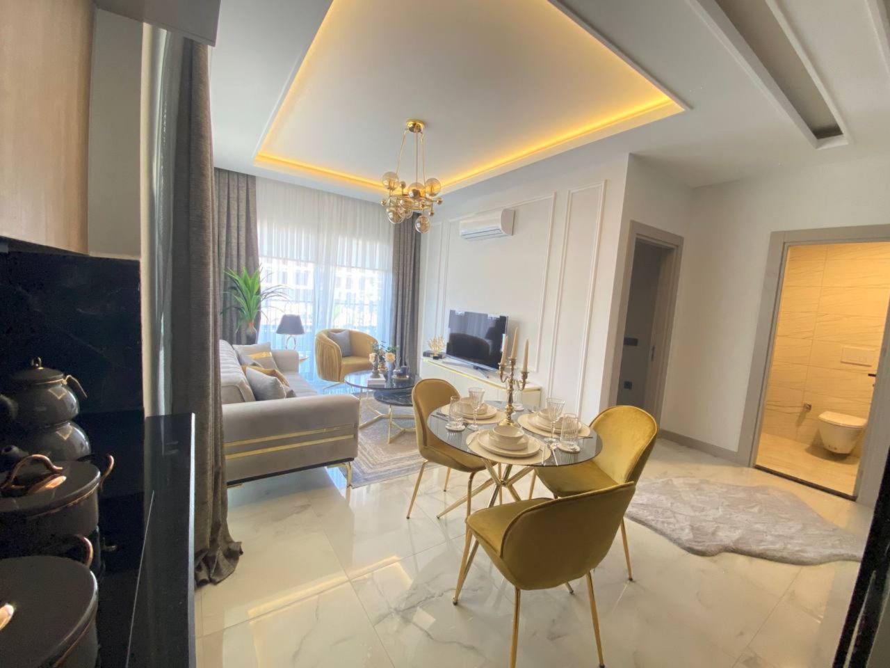 Апартаменты в Алании, Турция, 40 м2 фото 4