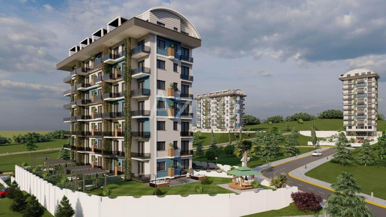 Апартаменты в Алании, Турция, 52 м2 фото 2