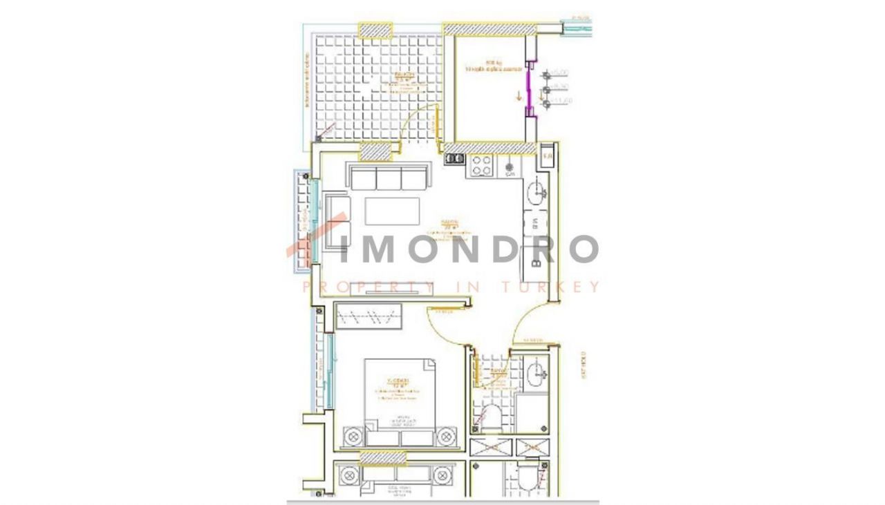 Квартира в Авсалларе, Турция, 95 м2 фото 4