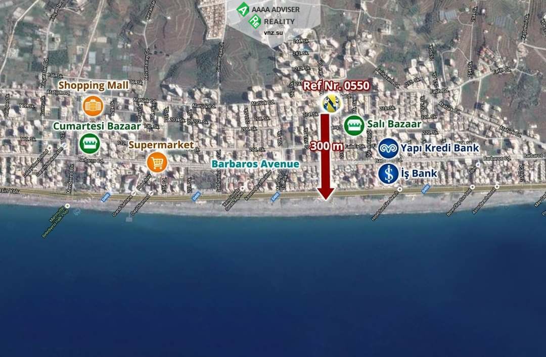 Квартира в Алании, Турция, 80 м2 фото 3