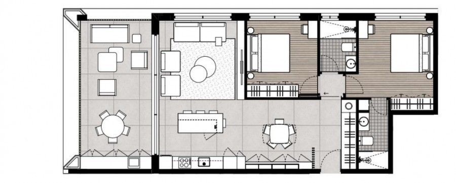 Апартаменты в Пафосе, Кипр, 110 м2 фото 3