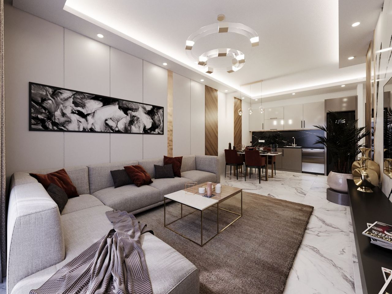 Квартира в Алании, Турция, 59 м2 фото 3