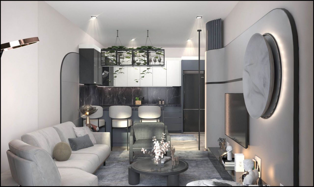 Апартаменты в Мерсине, Турция, 50 м2 фото 5
