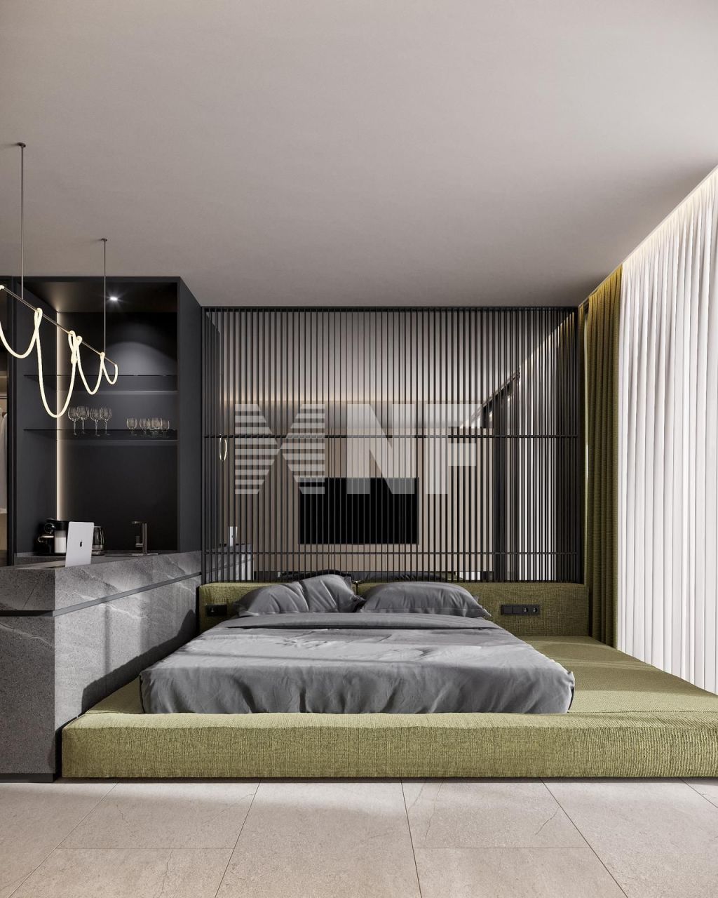 Апартаменты Бали, Индонезия, 39.7 м2 фото 4