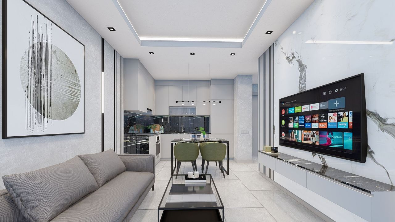 Квартира в Алании, Турция, 50 м2 фото 4