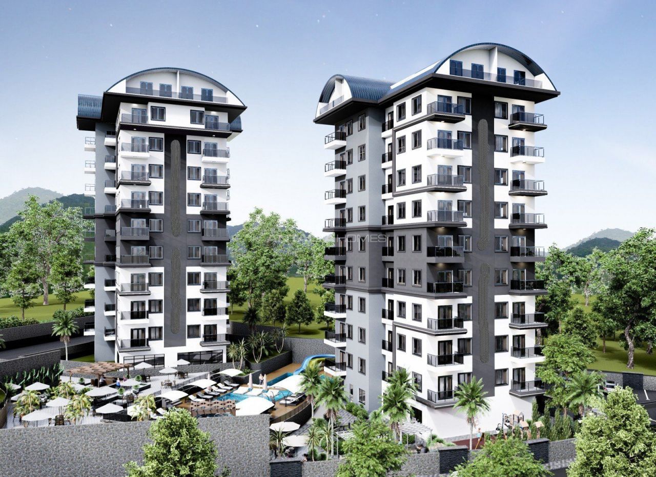 Апартаменты в Алании, Турция, 45 м2 фото 3