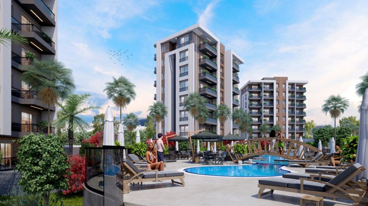Апартаменты в Анталии, Турция, 62 м2 фото 2