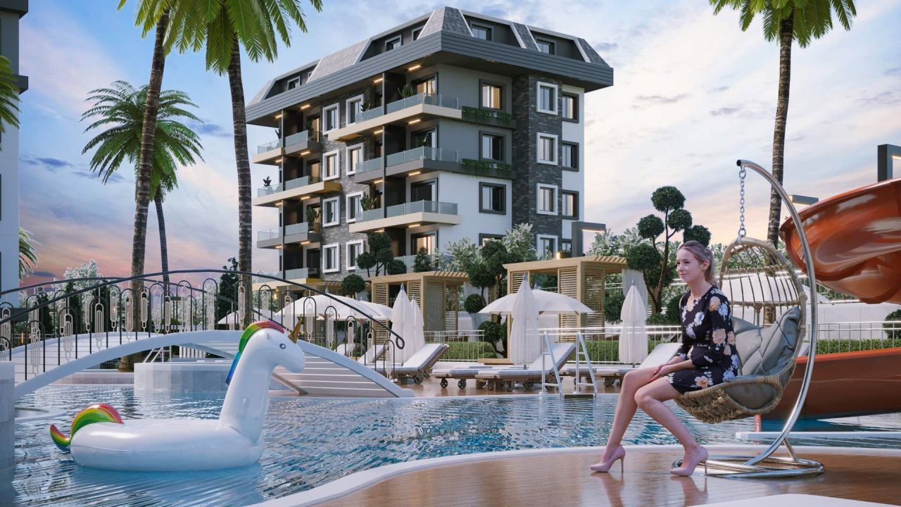 Апартаменты в Алании, Турция, 53 м2 фото 4