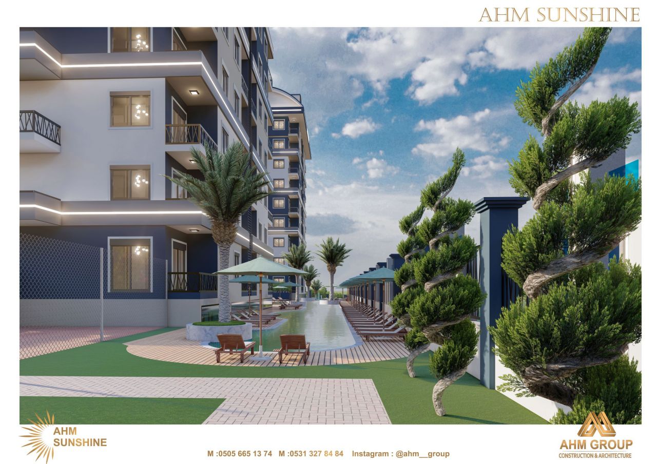 Квартира в Алании, Турция, 56 м2 фото 4