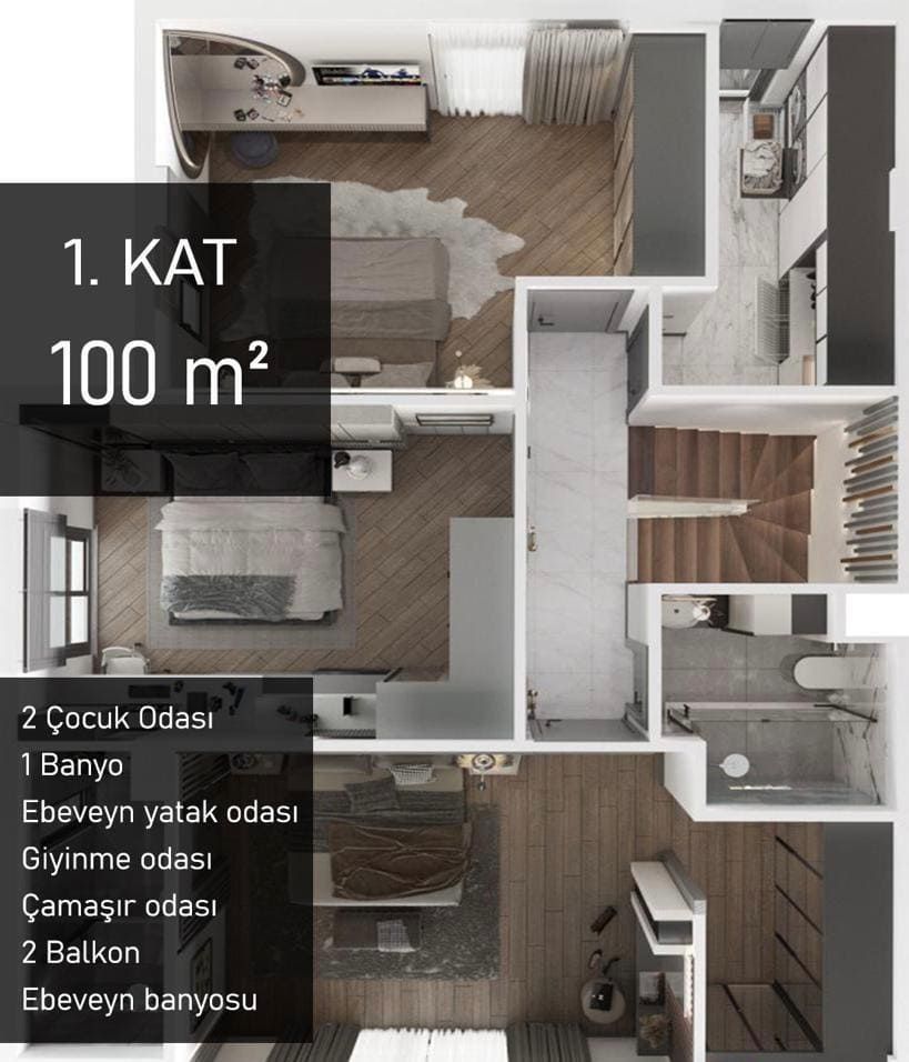 Вилла в Анталии, Турция, 300 м2 фото 3