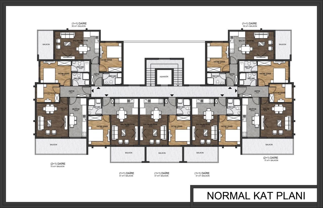 Апартаменты в Алании, Турция, 200 м2 фото 2