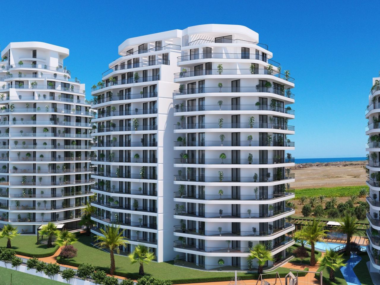 Апартаменты в Газиверене, Кипр, 34 м2 фото 2