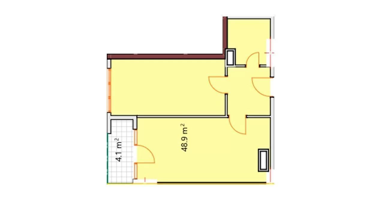 Апартаменты в Батуми, Грузия, 53 м2 фото 2