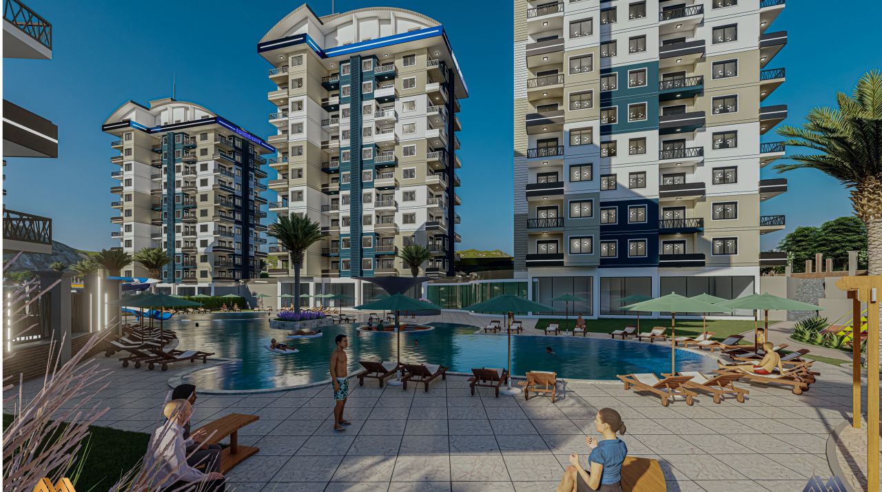 Апартаменты в Алании, Турция, 53 м2 фото 2